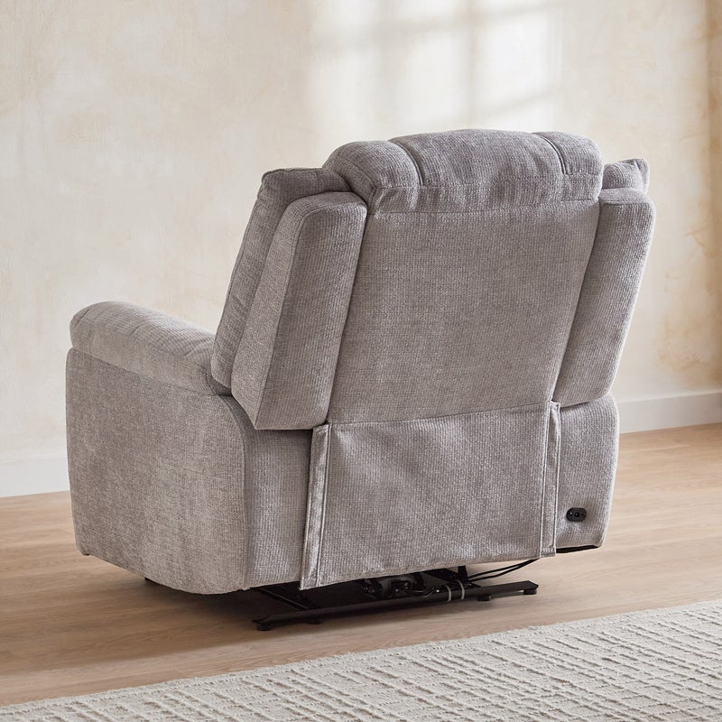 Home Box Nova Fabric Electric Power Recliner Armchair - Image 5